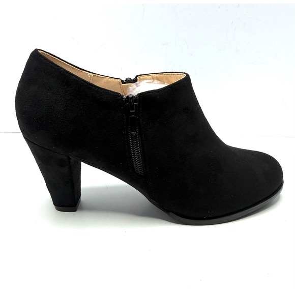 Journee Collection Womens Sanzi Side Zip Dress Shooties Shoes Black Size 6.5 NWT - Picture 5 of 9